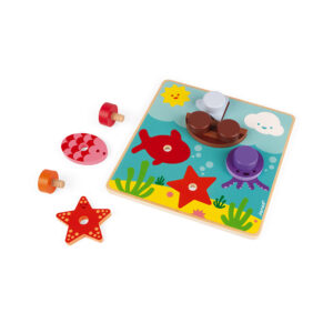 Janod I Am Learning to Screw Wood Activity Game